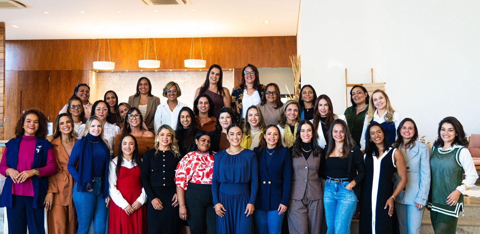 Turma reunida ao final do encontro